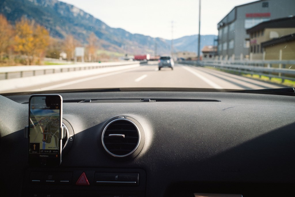 Auf dem Weg nach Vals.