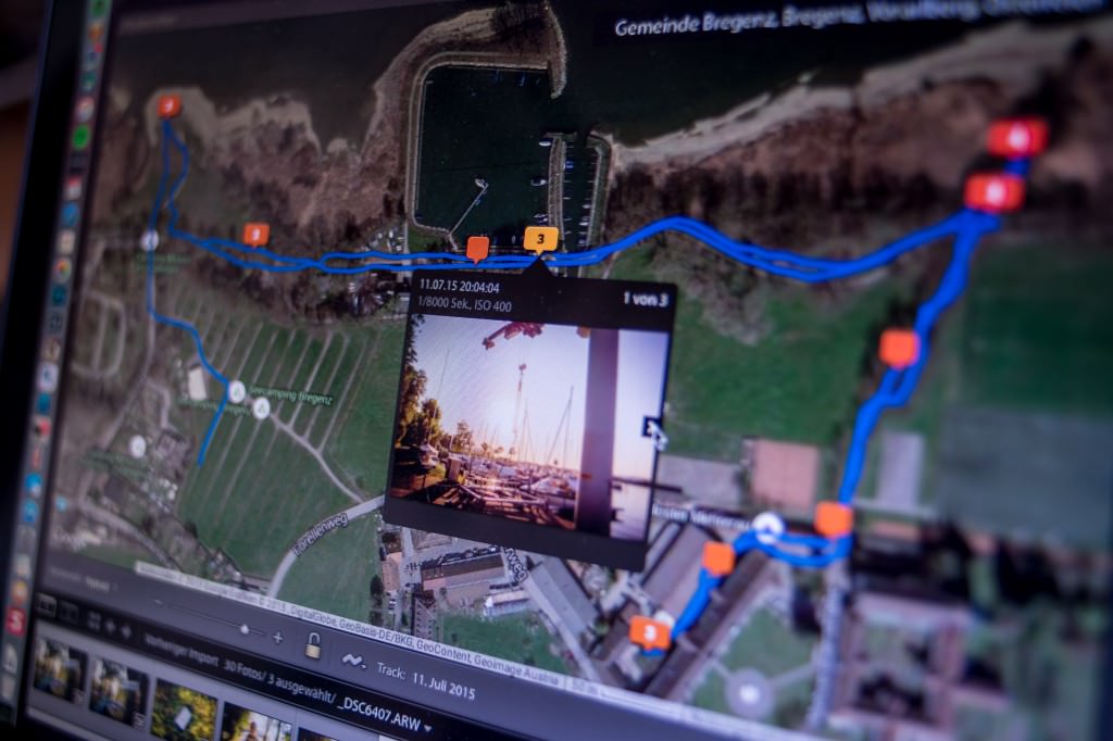 Location-Ansicht in LIghtroom