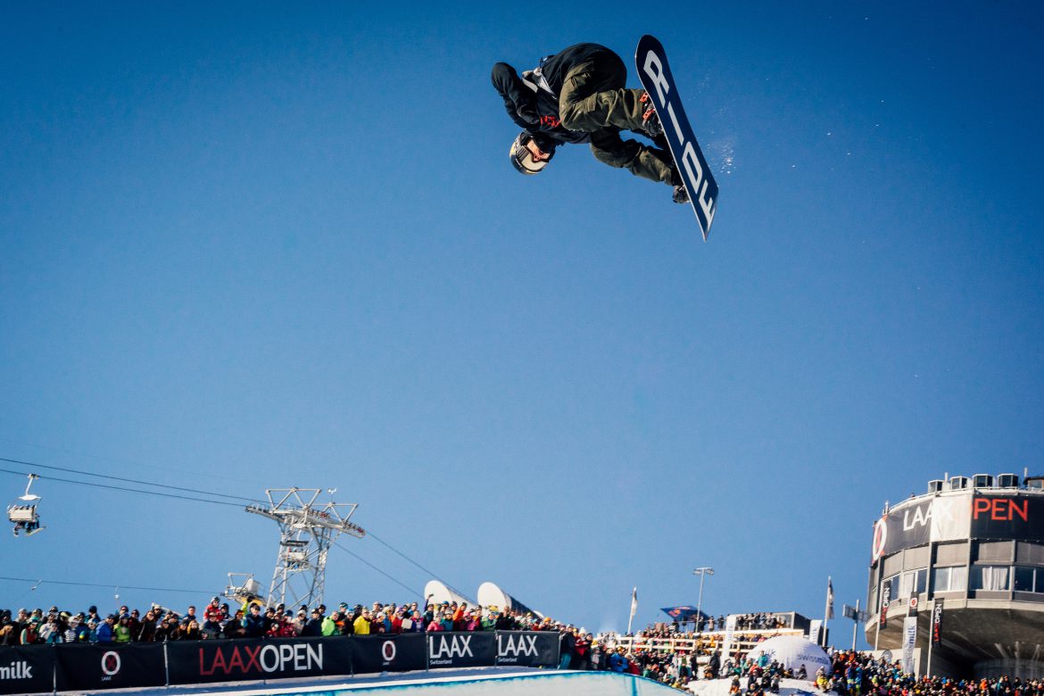 Boarder bei den Laax Open